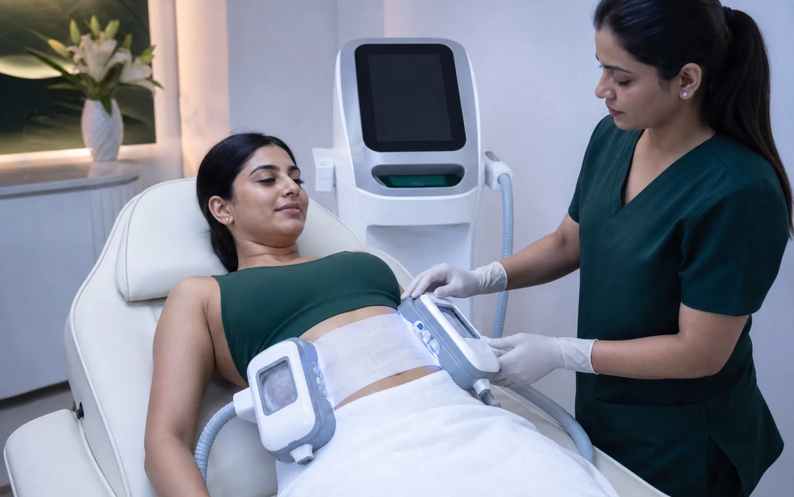 CoolSculpting treatment at LIFE Clinic