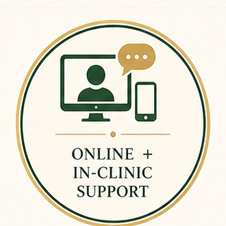 Online and in-clinic support